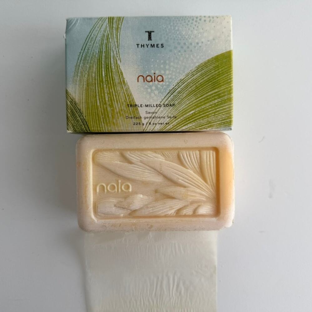 Thymes Naia Milled Bar Soap Water Lily Cyclamen NEW Discontinued 225g/8oz RARE